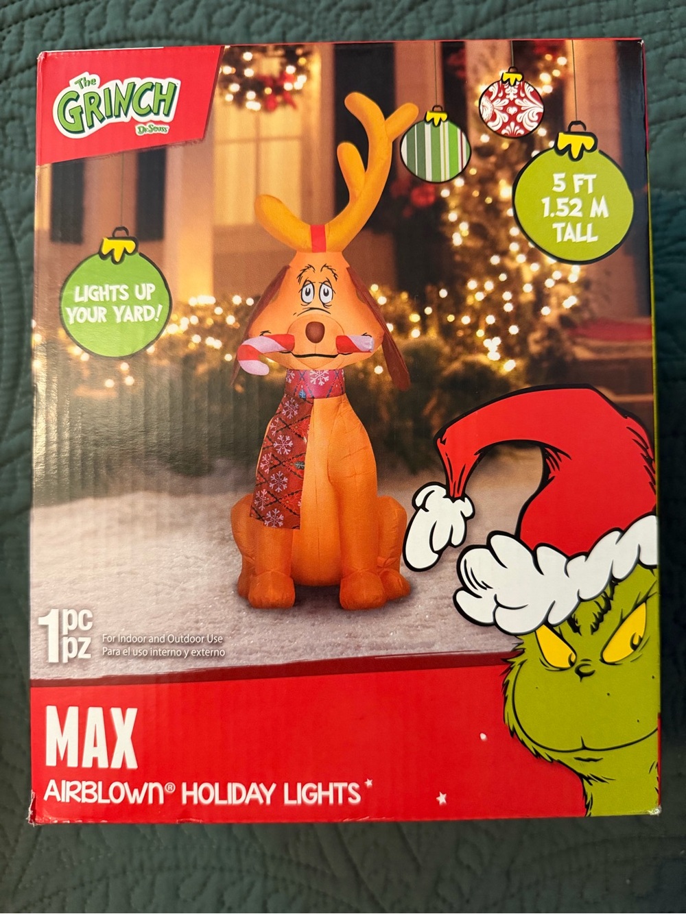 Max Airblown Holiday Lights Inflatable - Orange